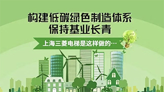 “构建低碳绿色制造体系，保持基业长青”上海三菱电梯是这样做的…